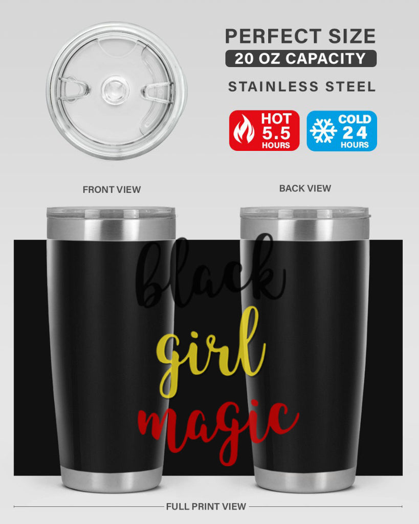 black girl magic color 246#- black words phrases- Cotton Tank