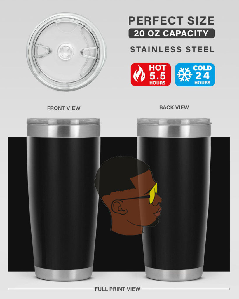 black man 27#- black men - boys- tumbler