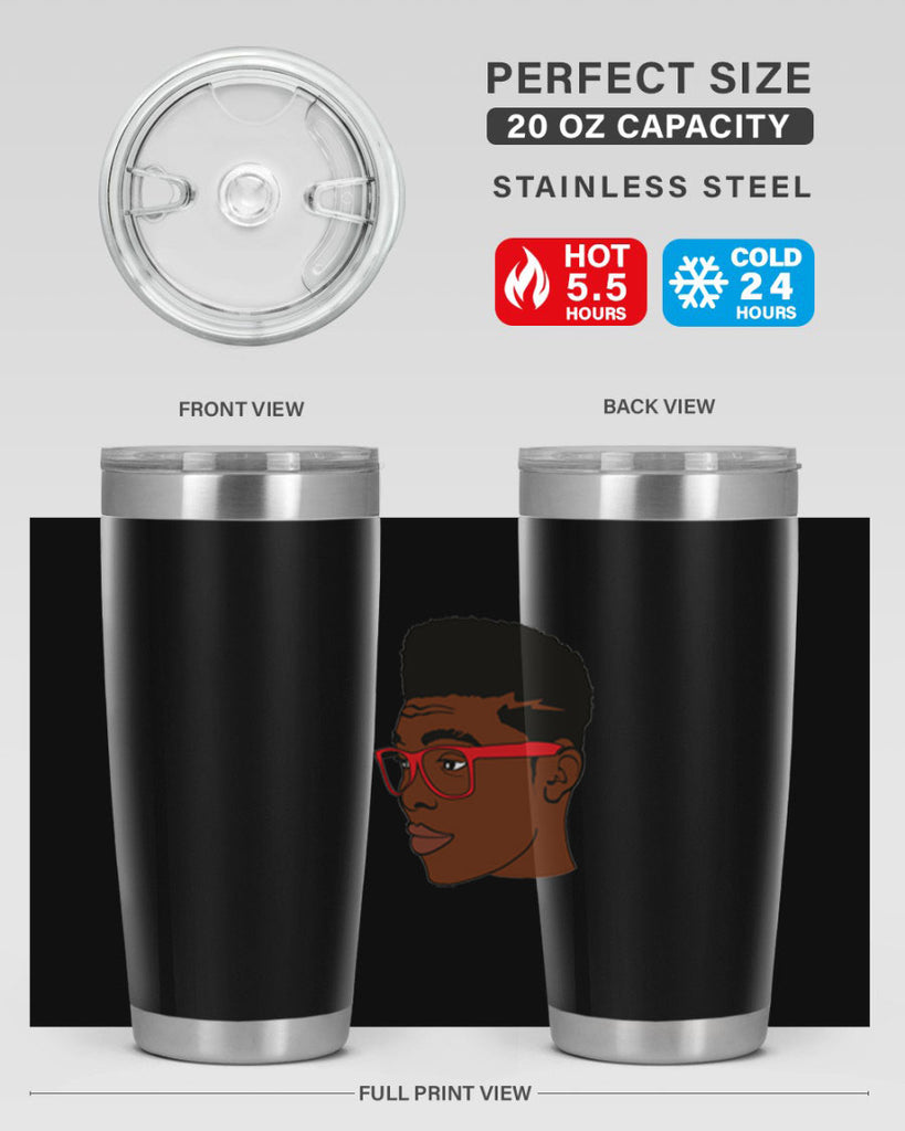 black man 37#- black men - boys- tumbler