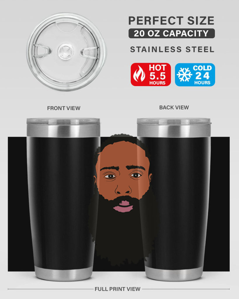 black man style 2#- black men - boys- tumbler