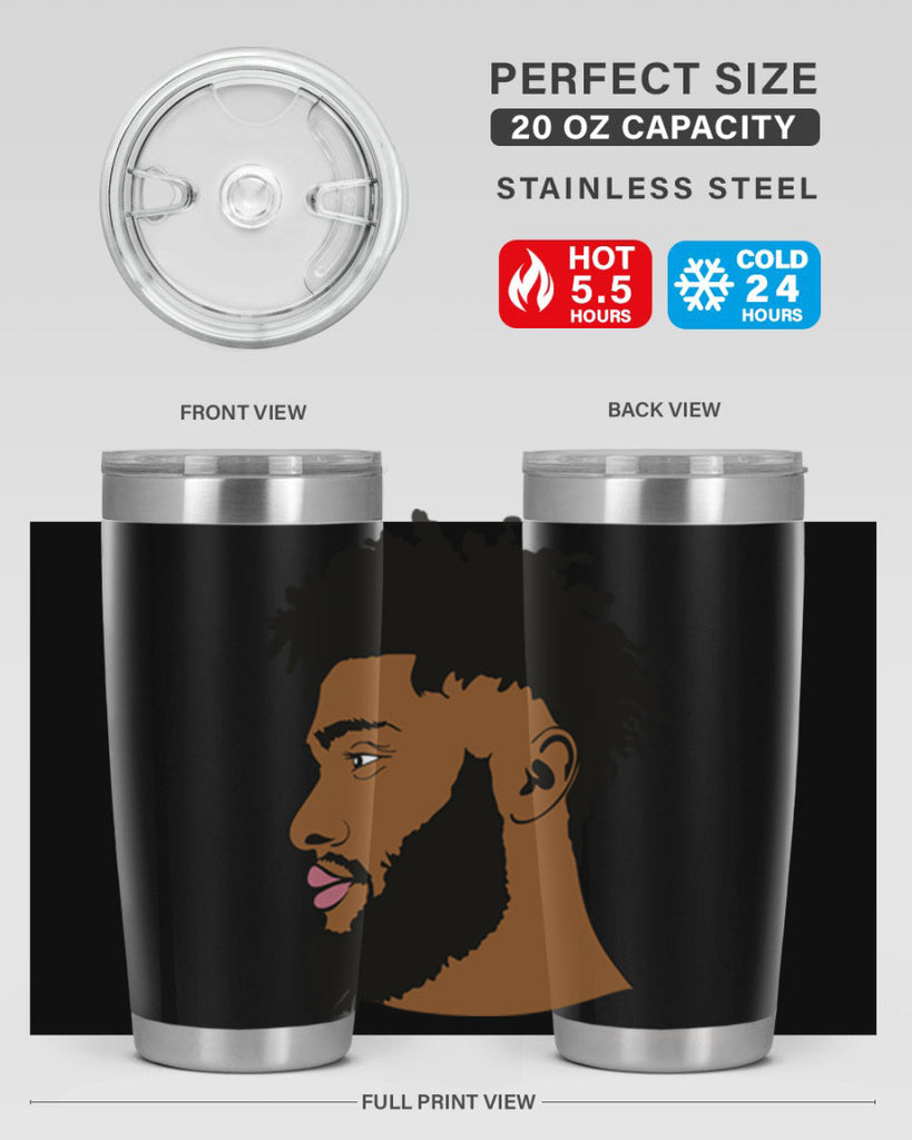 black man style 3#- black men - boys- tumbler