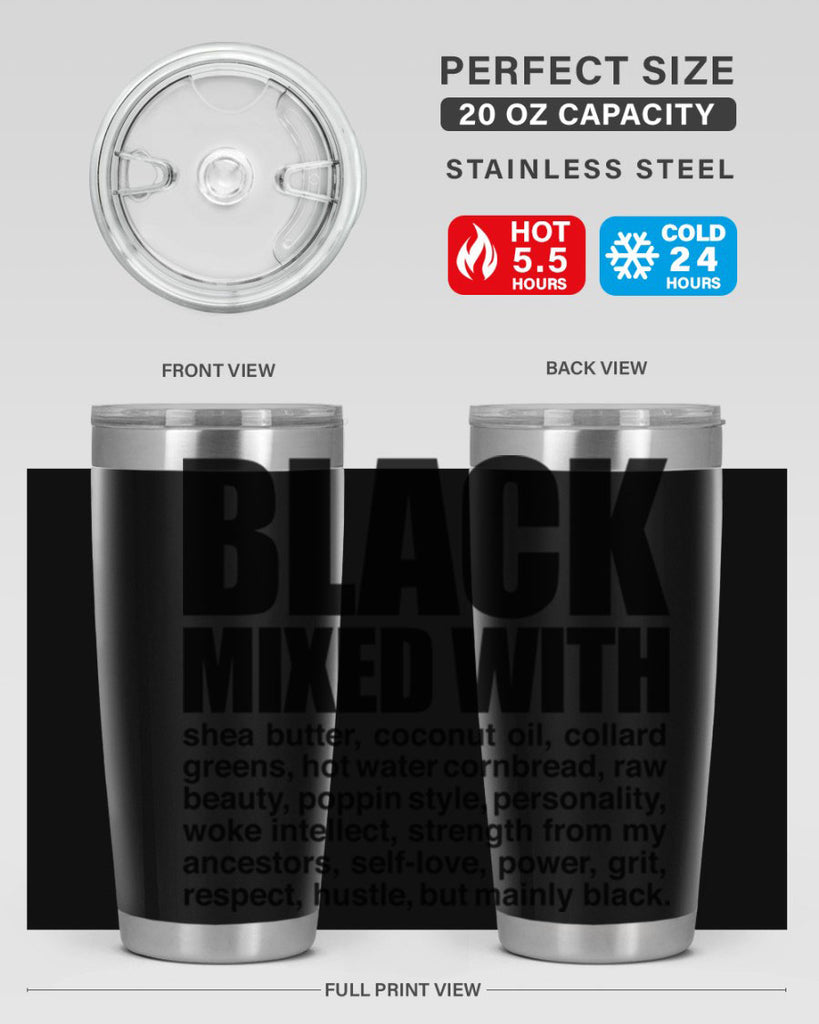 black mixed with 227#- black words phrases- Cotton Tank