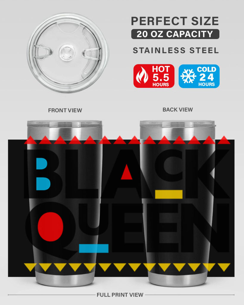 black queen 222#- black words phrases- Cotton Tank