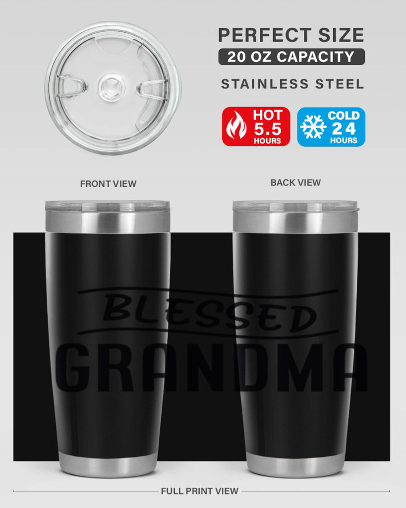 blessed grandma 62#- grandma - nana- Tumbler