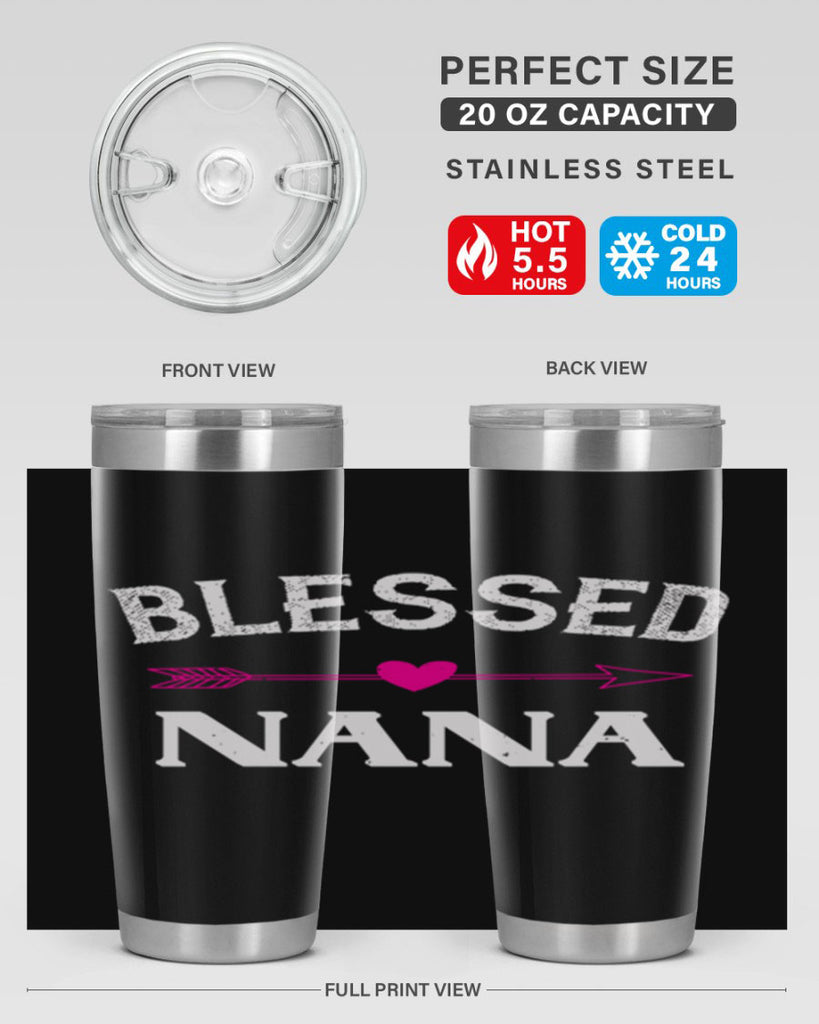blessed nana 34#- grandma - nana- Tumbler