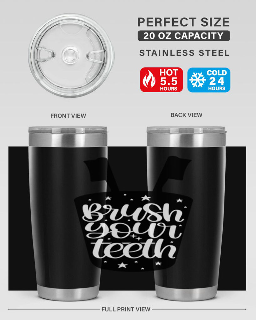 brush your teeth 45#- bathroom- Tumbler