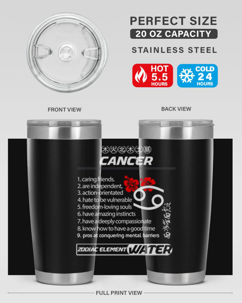cancer 175#- zodiac- Tumbler