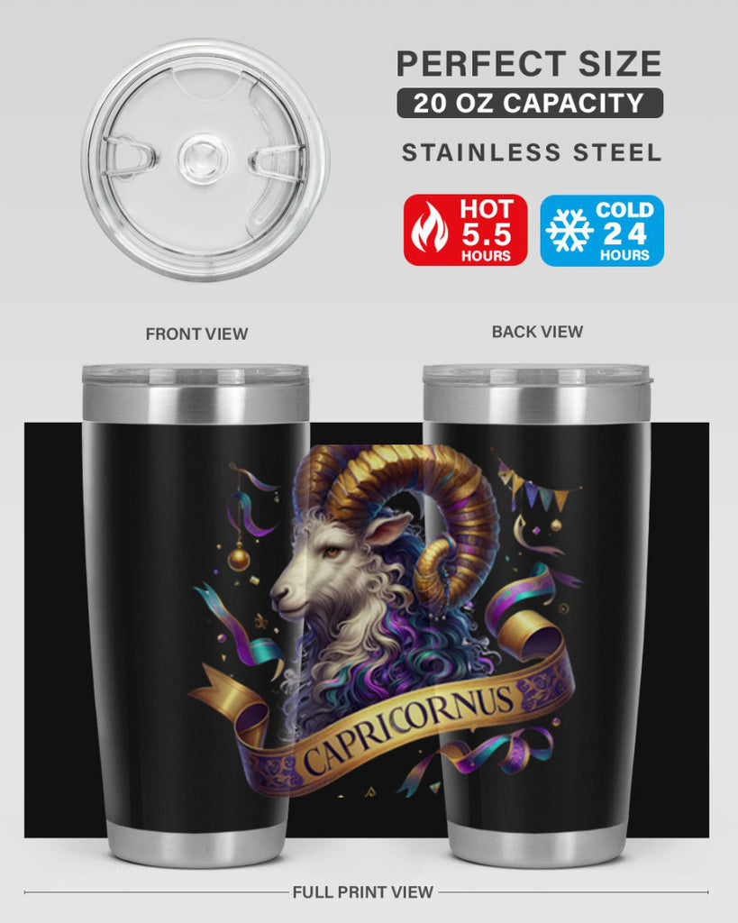 capricorn 209#- zodiac- Tumbler