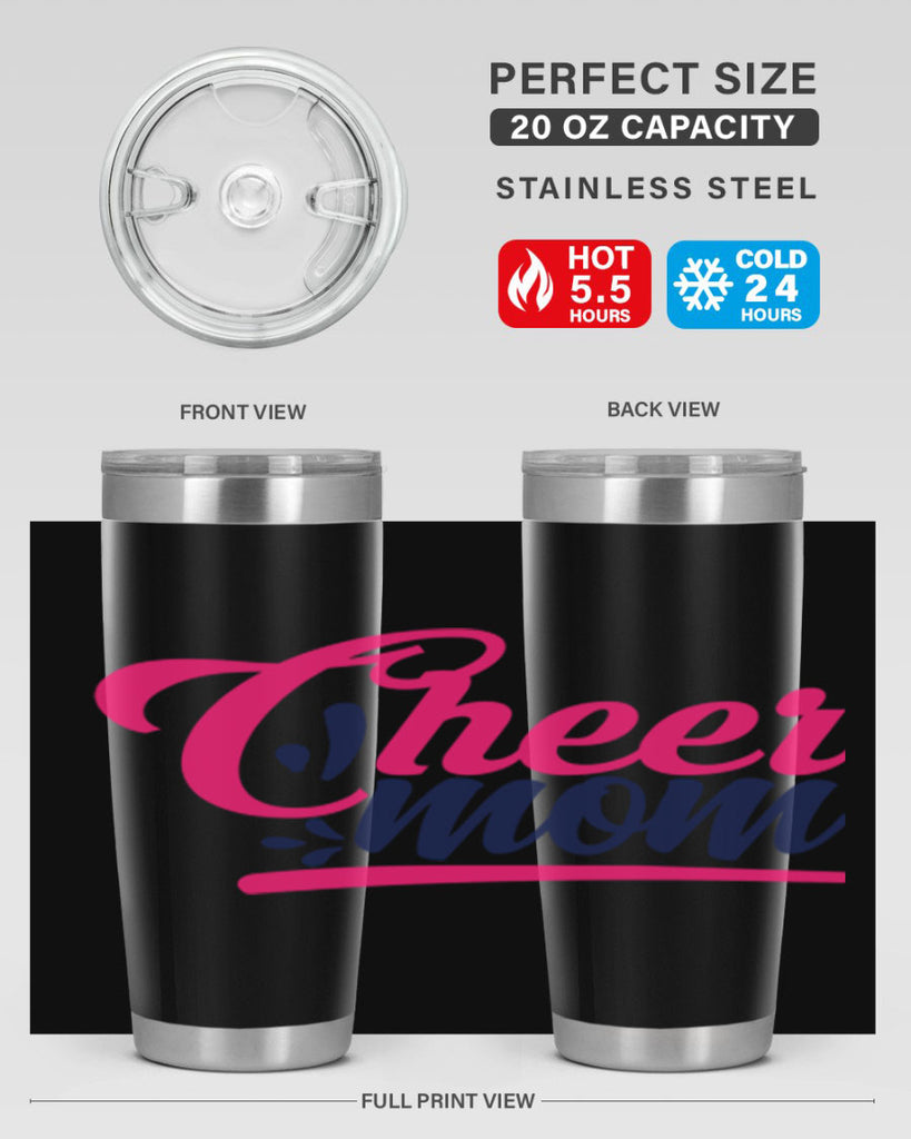 cheer mom 1745#- cheer- Tumbler
