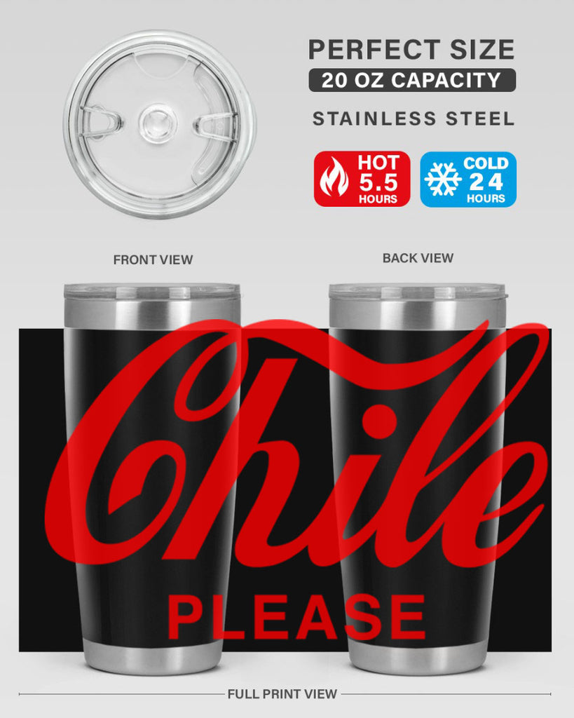 chile please 187#- black words phrases- Cotton Tank