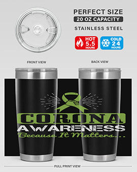 corona awareness because it matters Style 26#- corona virus- Tumbler
