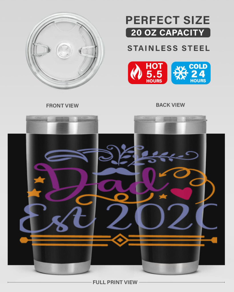 dad est 97#- fathers day- Tumbler