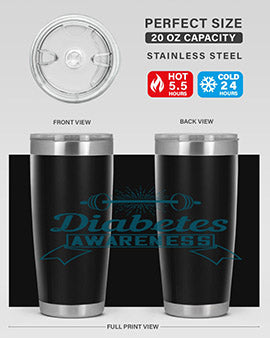 diabetes awareness Style 3#- diabetes- Tumbler