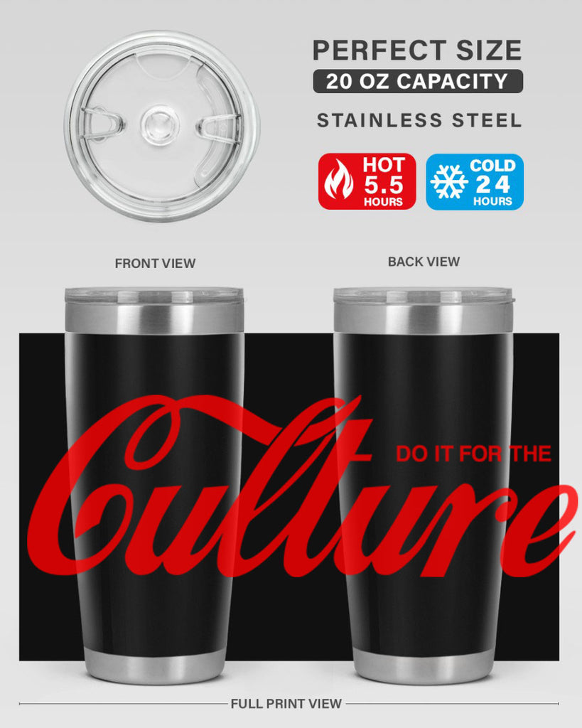do it for the culture 171#- black words phrases- Cotton Tank