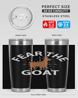 fear the goat Style 4#- goat- Tumbler