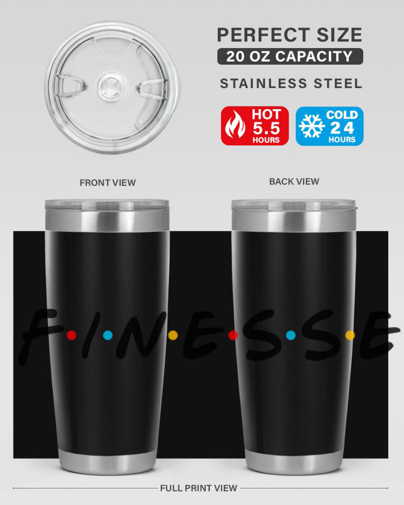 finesse 156#- black words phrases- Cotton Tank