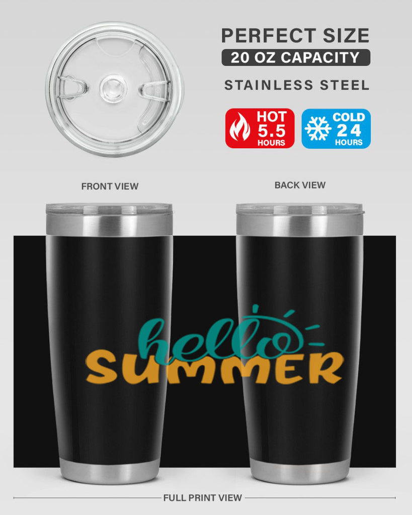 hello summer Style 97#- summer- Tumbler