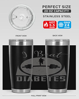 i beat diabetes Style 33#- diabetes- Tumbler
