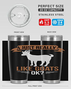 i just really like goats ok Style 3#- goat- Tumbler