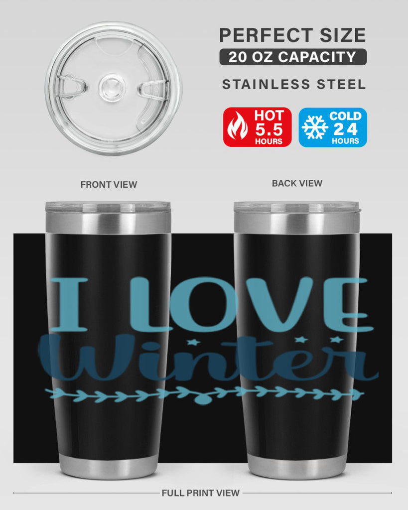 i love winter 226#- winter- Tumbler