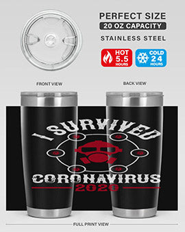 i survived coronavirus Style 32#- corona virus- Tumbler