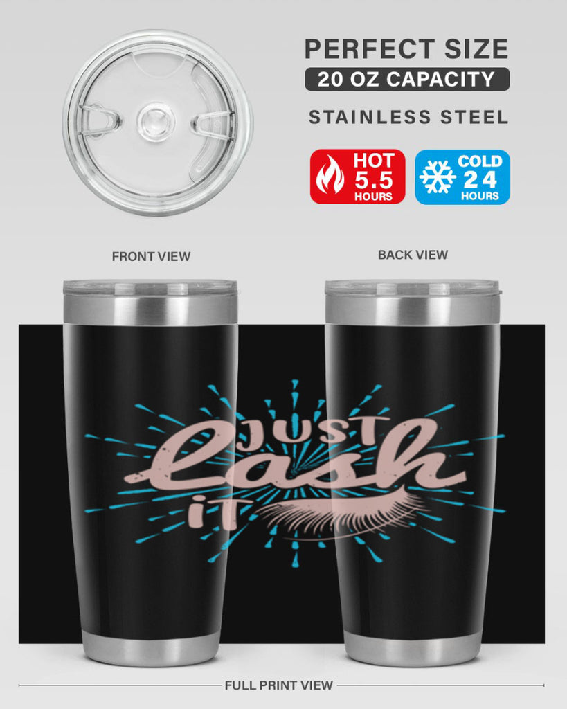 just lash it Style 199#- make up- Tumbler