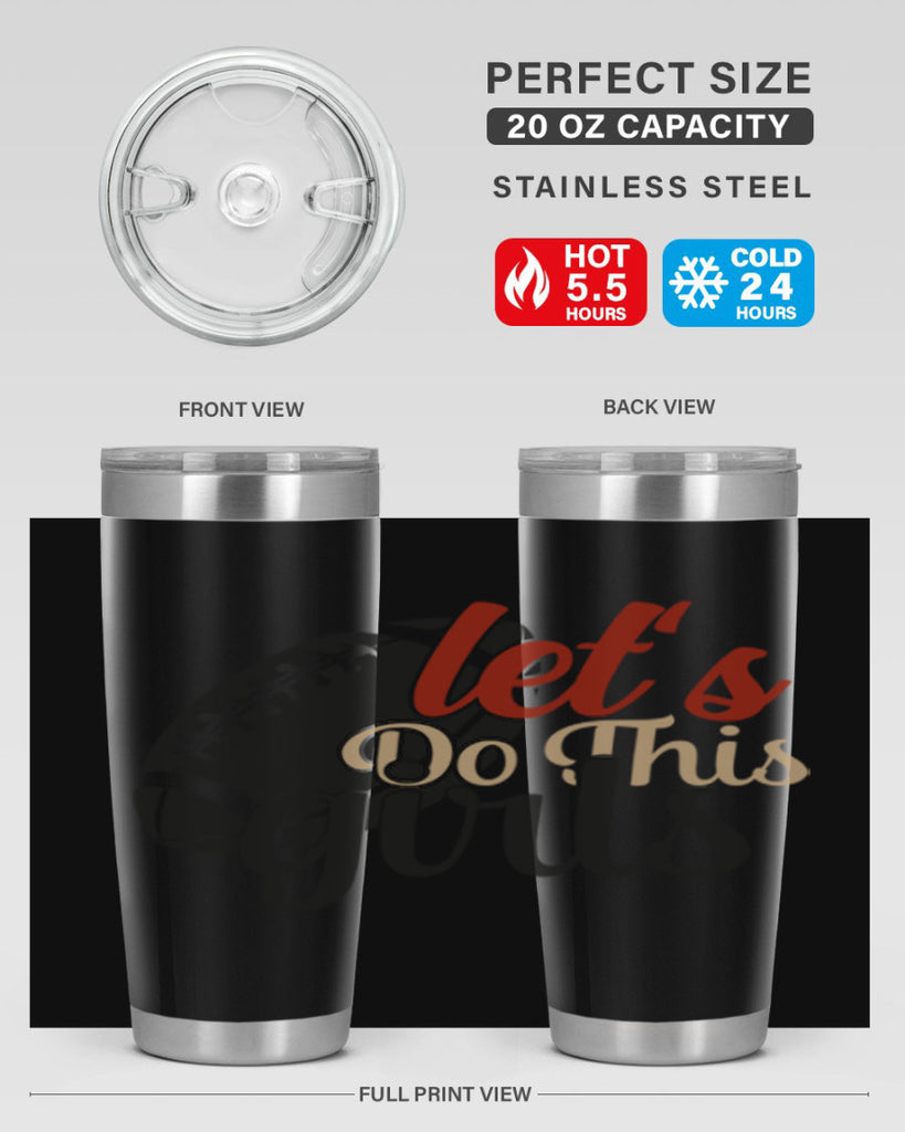 lets do this girls 2282#- softball- Tumbler