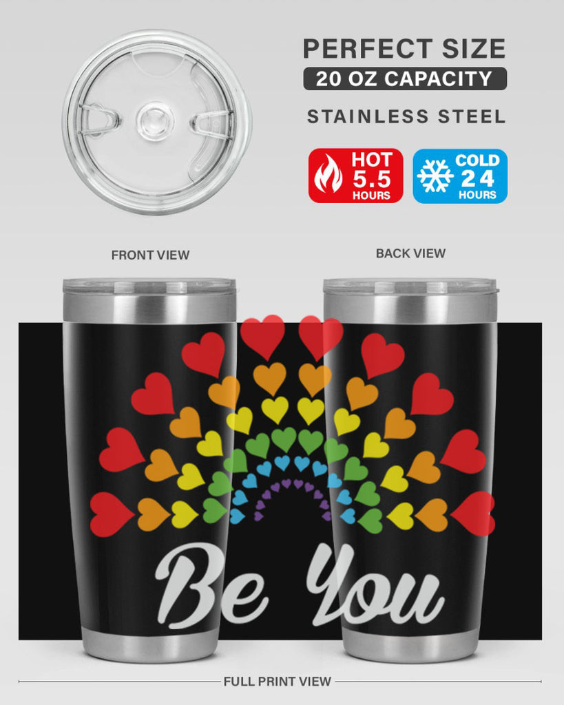 lgbtq be you rainbow heart lgbt 90#- lgbt- Tumbler