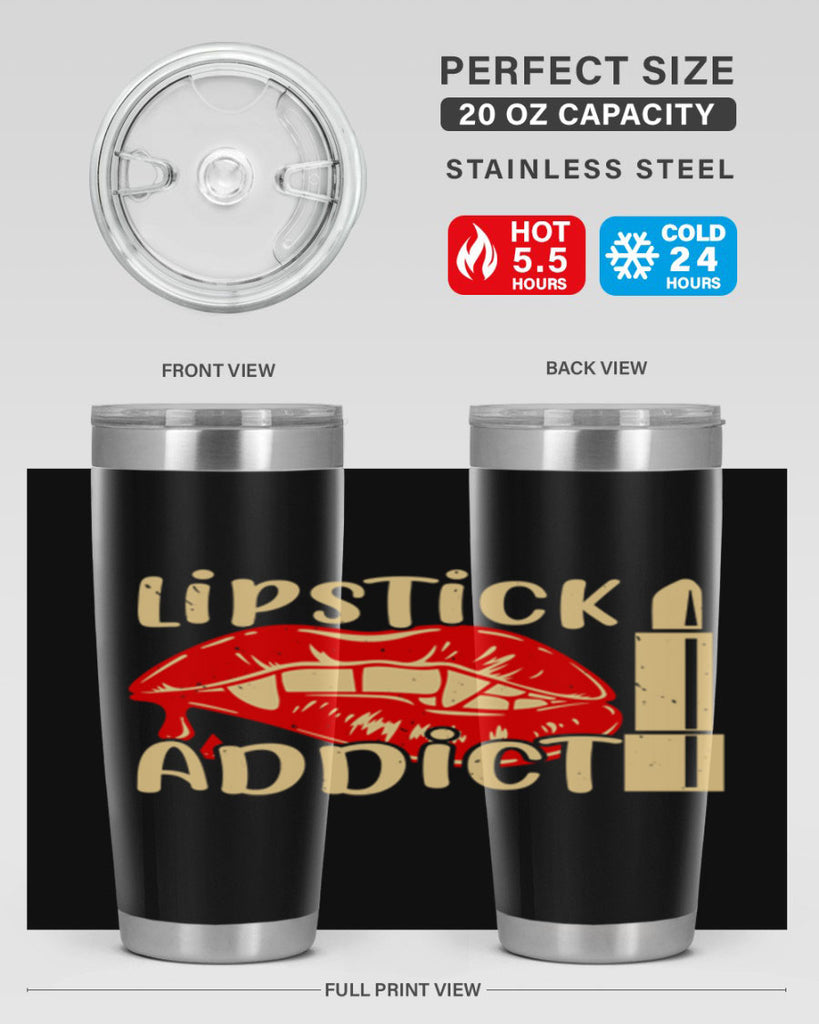 lipstick addict Style 197#- make up- Tumbler
