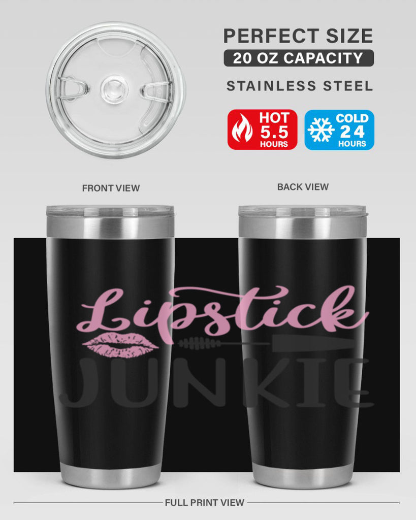 lipstick junkie Style 154#- make up- Tumbler
