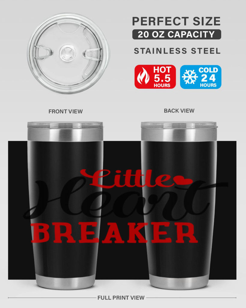 little heart breaker 76#- valentines day- Tumbler