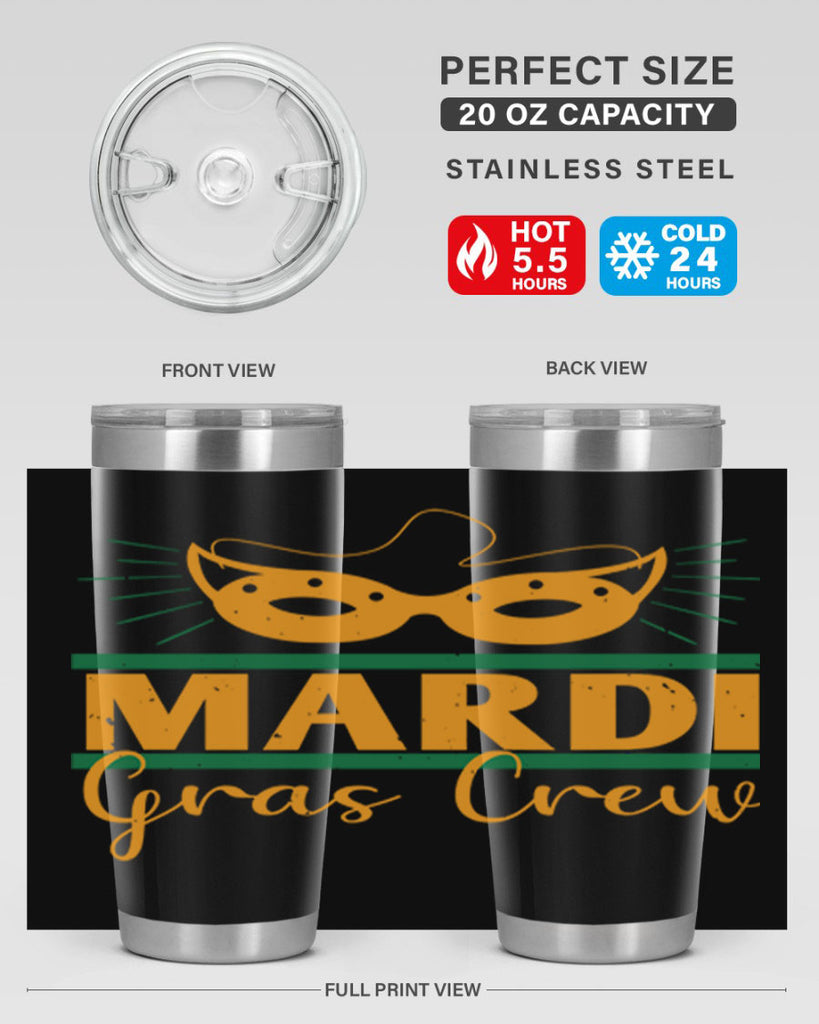 mardi gras crew 48#- mardi gras- Tumbler