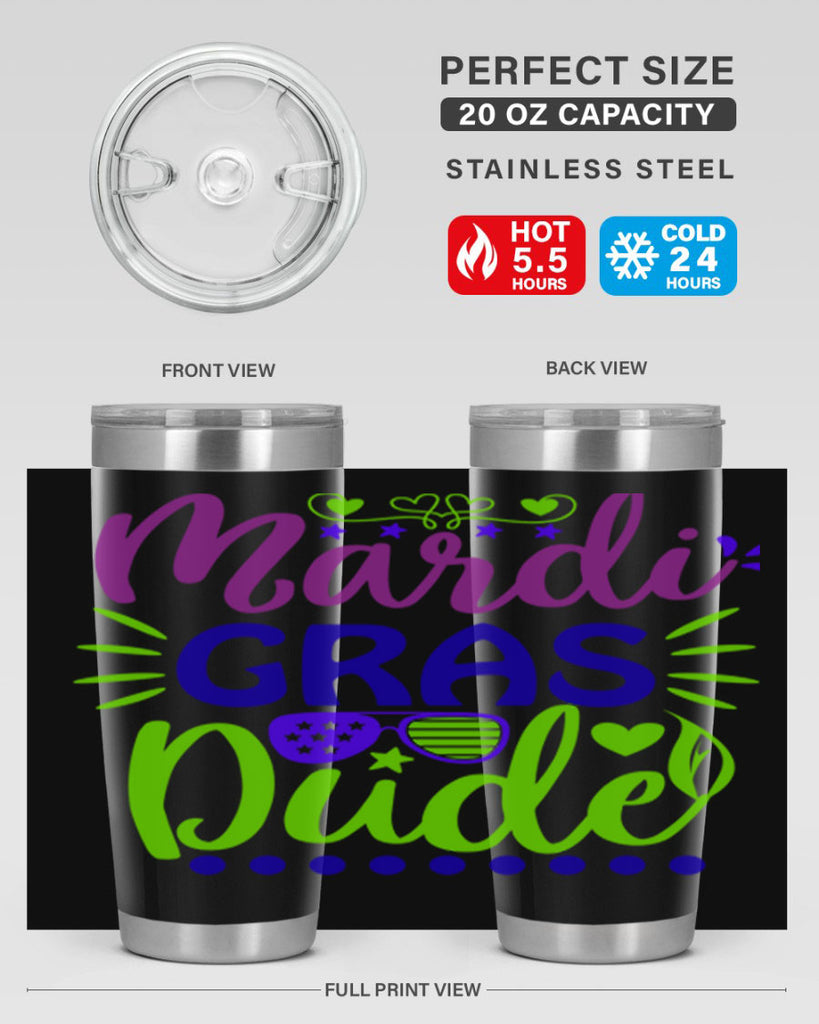 mardi gras dude 9#- mardi gras- Tumbler