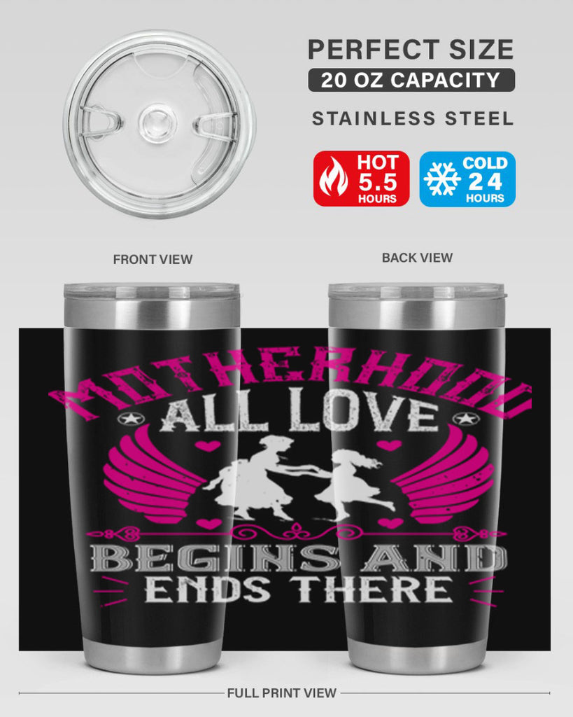 motherhood all love 57#- mothers day- Tumbler