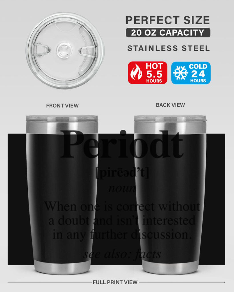 periodt definition 55#- black words phrases- Cotton Tank