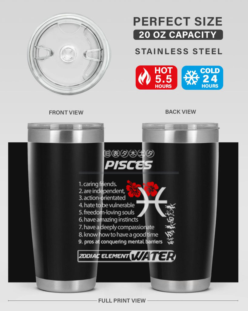 pisces 356#- zodiac- Tumbler