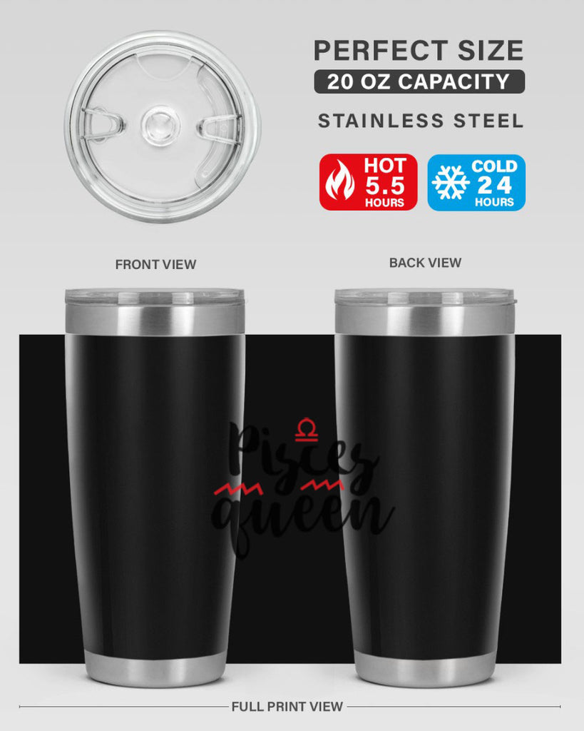 pisces queen 368#- zodiac- Tumbler