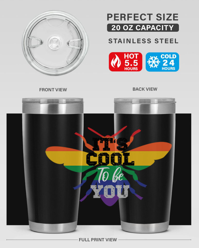 pride bee cool 70#- lgbt- Tumbler