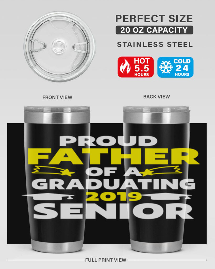proud father of a graduating 264#- fathers day- Tumbler