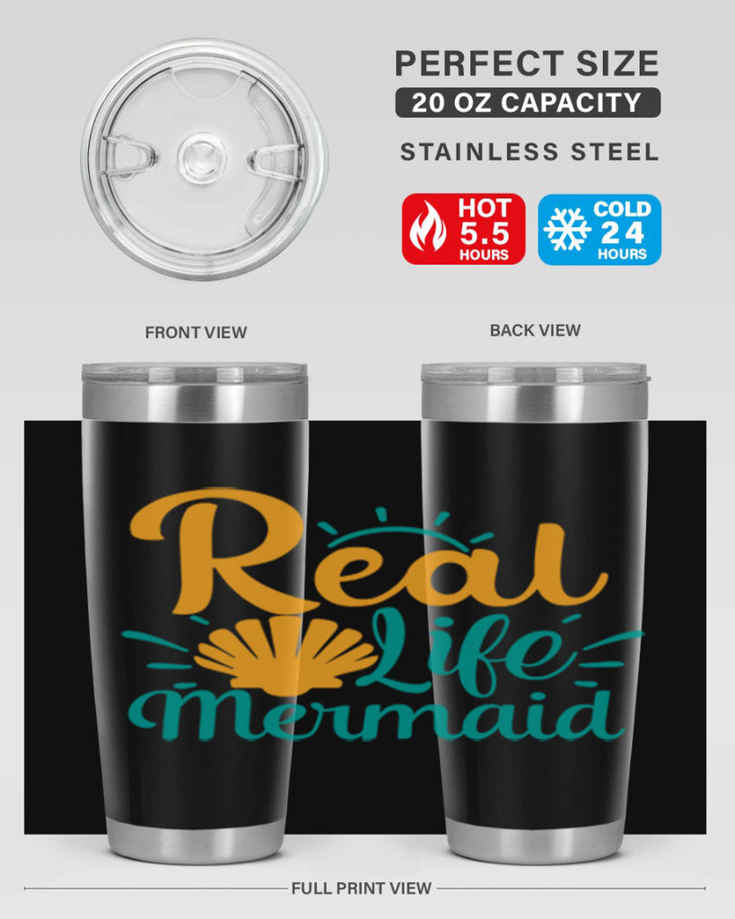 real life mermaid Style 79#- summer- Tumbler