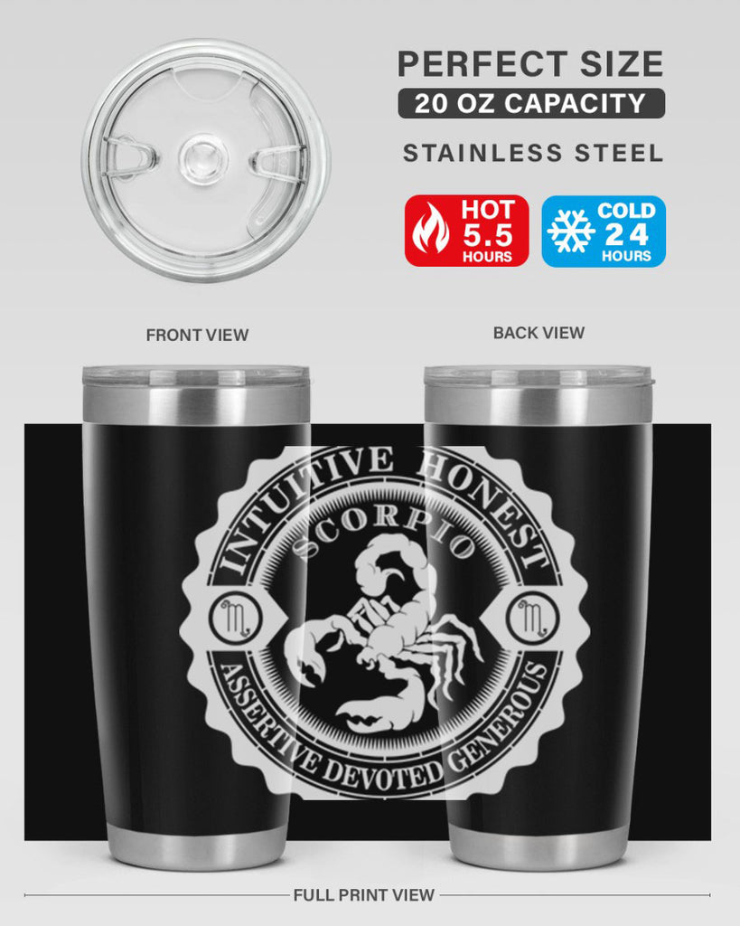 scorpio 32#- zodiac- Tumbler