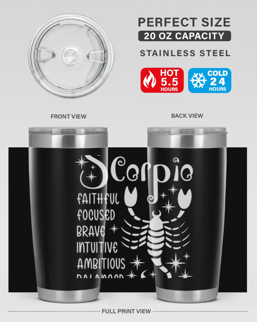 scorpio 435#- zodiac- Tumbler