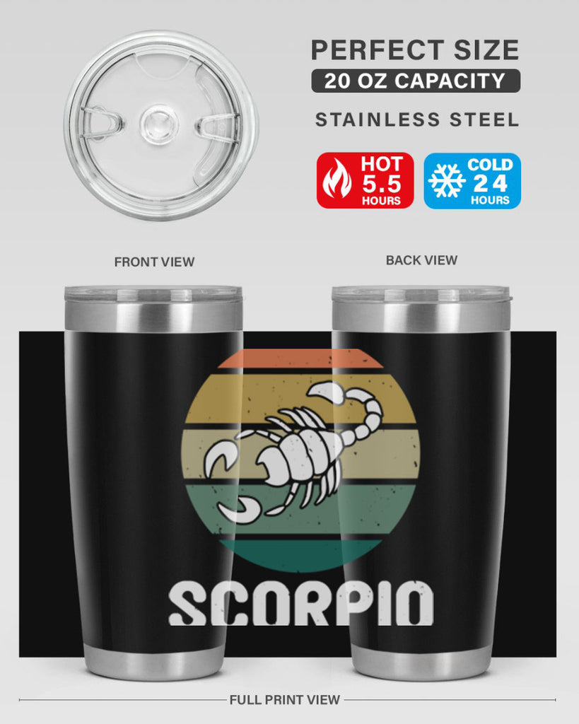 scorpio 451#- zodiac- Tumbler