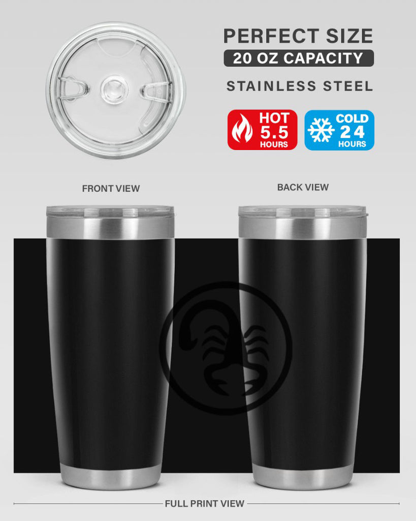 scorpio 452#- zodiac- Tumbler