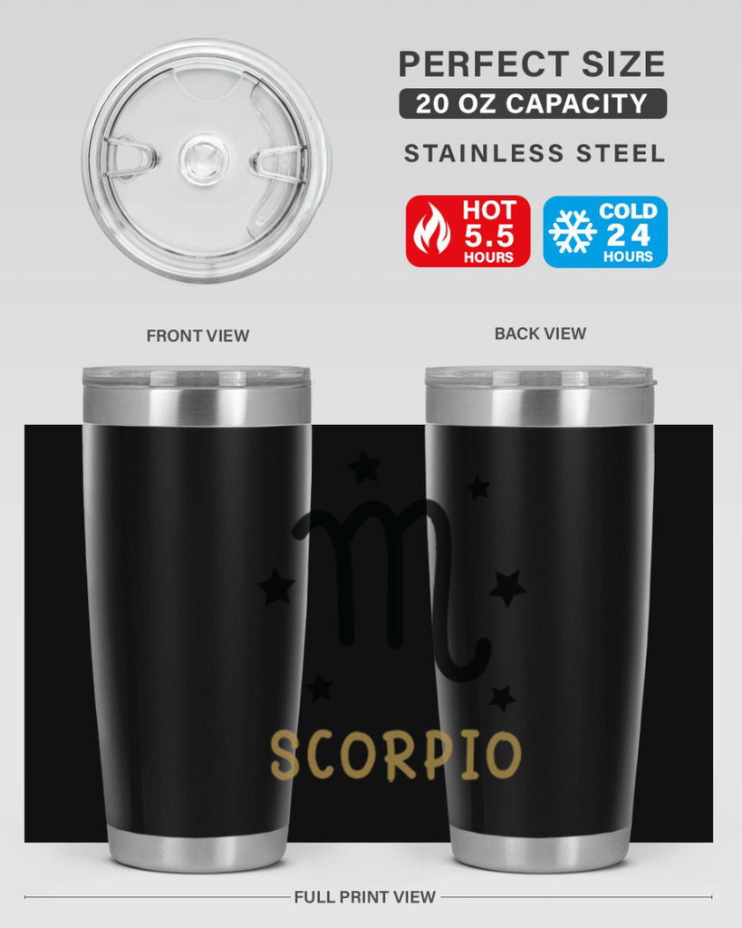 scorpio 455#- zodiac- Tumbler