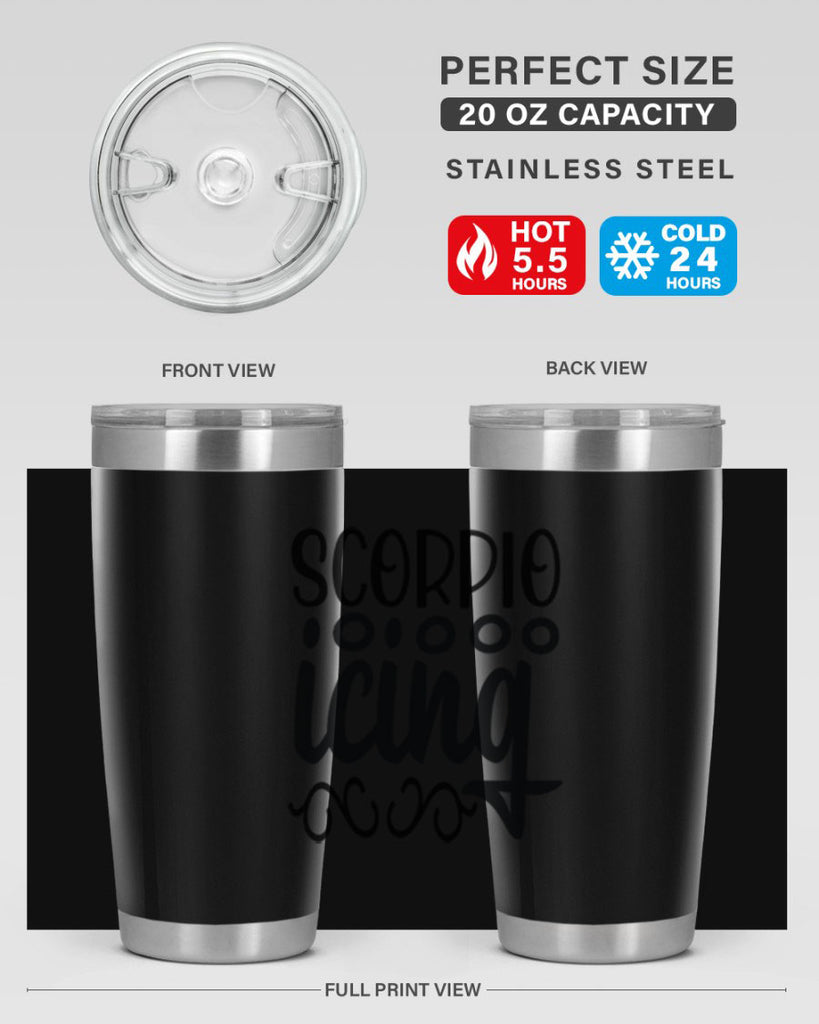 scorpio icing 441#- zodiac- Tumbler