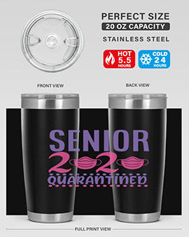senior quarantined Style 45#- corona virus- Tumbler