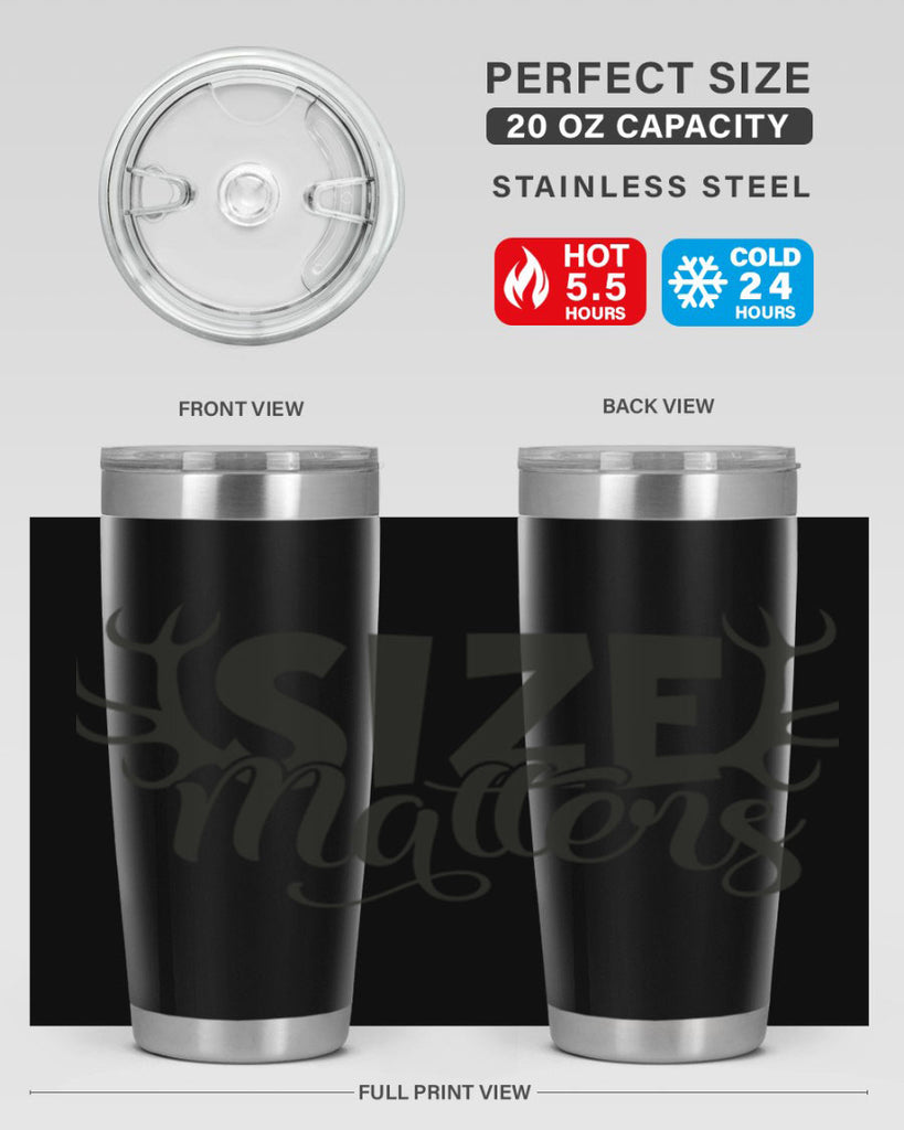 size matters 2#- hunting- Tumbler