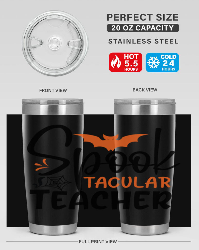 spooktacular teacher 106#- halloween- Tumbler