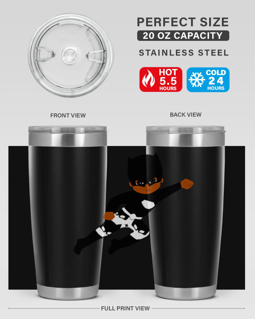 super kid 13#- black men - boys- tumbler